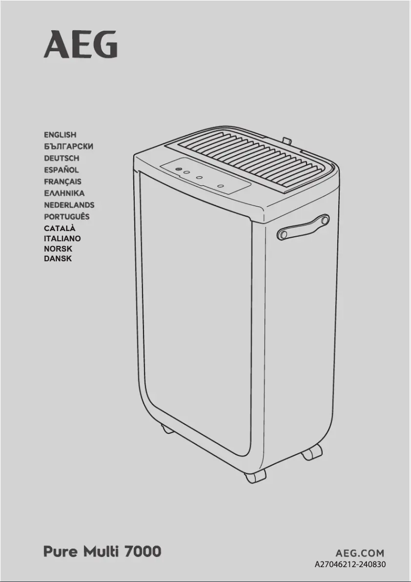 Imagen de la primera página del manual del dispositivo Pure Multi 7000