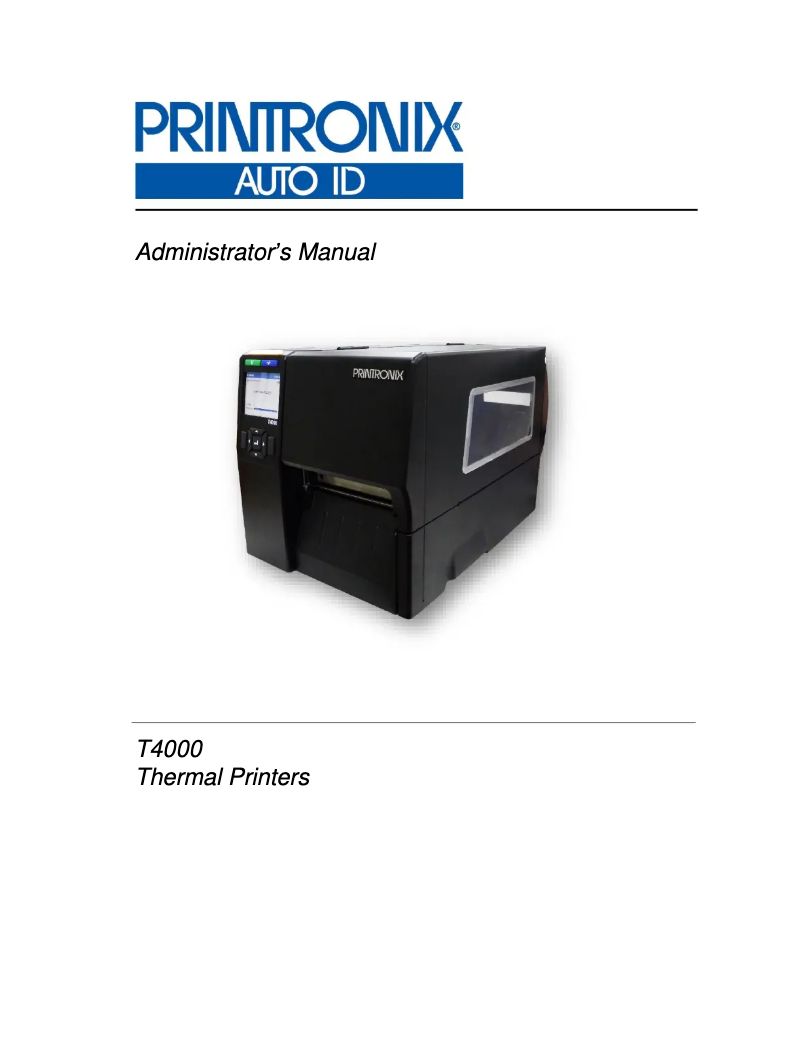 Page 1 de la notice Manuel utilisateur TSC T4204