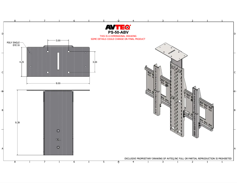 Image de la première page du manuel de l'appareil PS-50-ABV