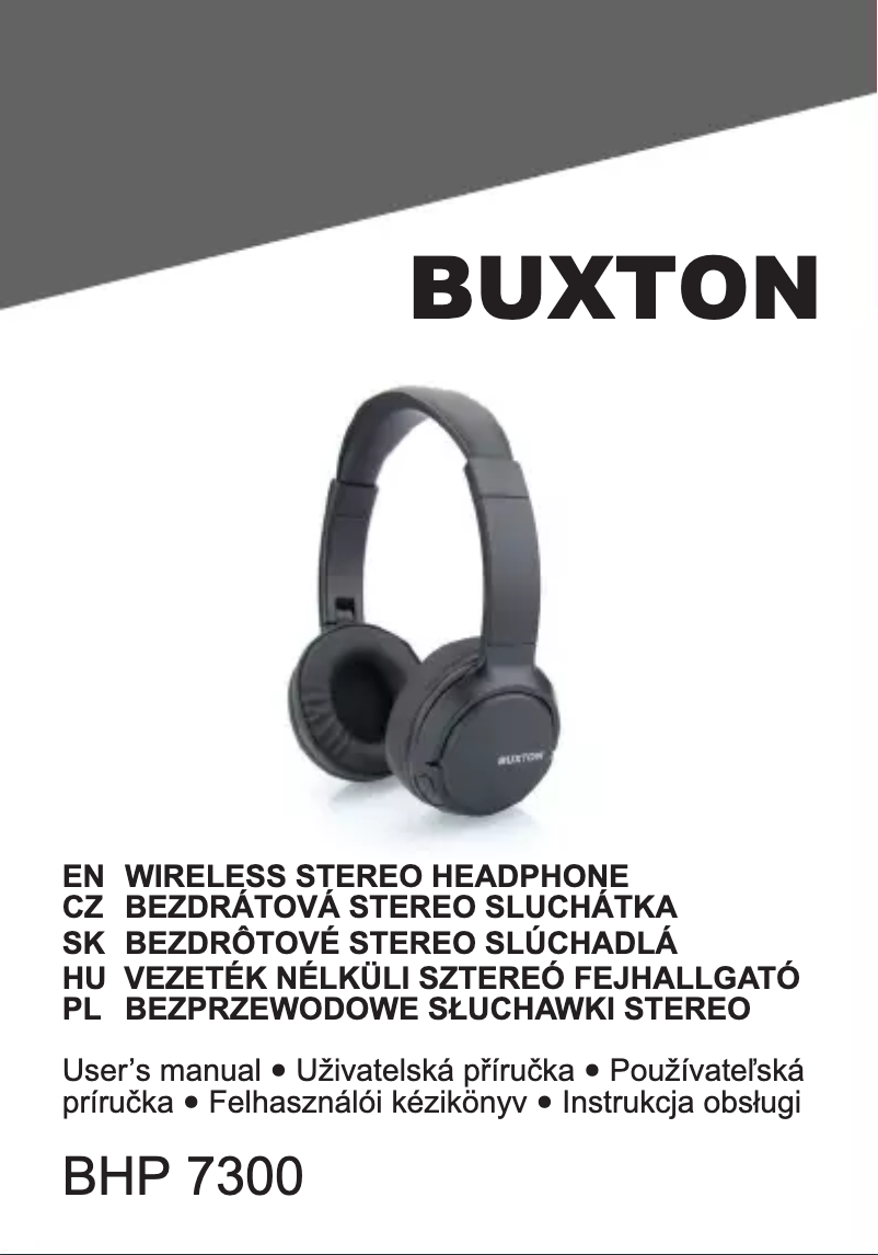 Image de la première page du manuel de l'appareil BHP 7300