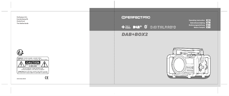 Page n°1 - Manuel utilisateur PerfectPro DAB+BOX 2