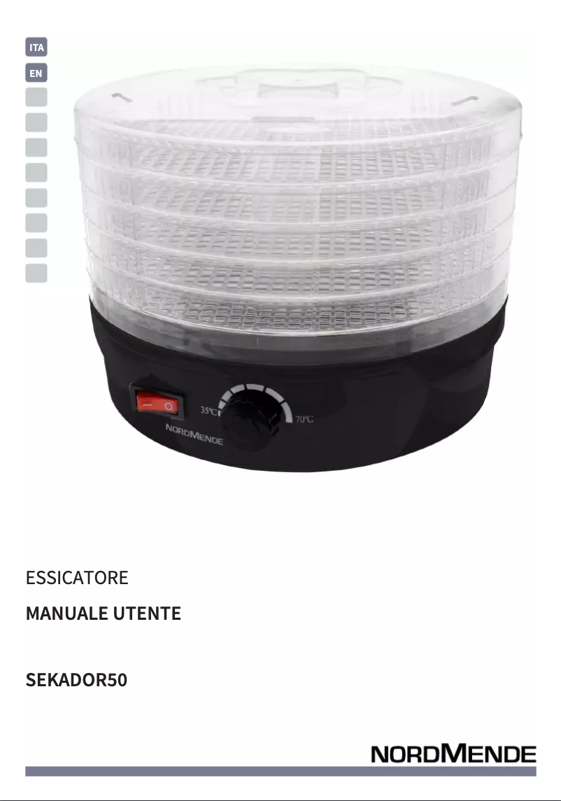 Image de la première page du manuel de l'appareil SEKADOR50