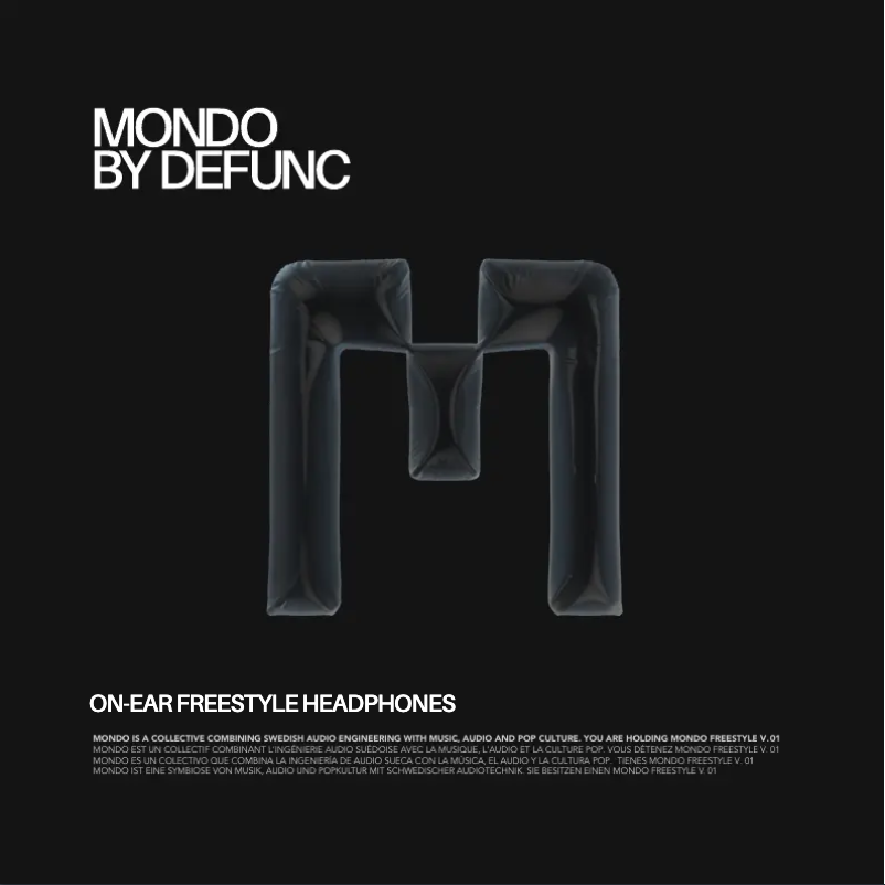 Image de la première page du manuel de l'appareil Mondo Freestyle On-Ear