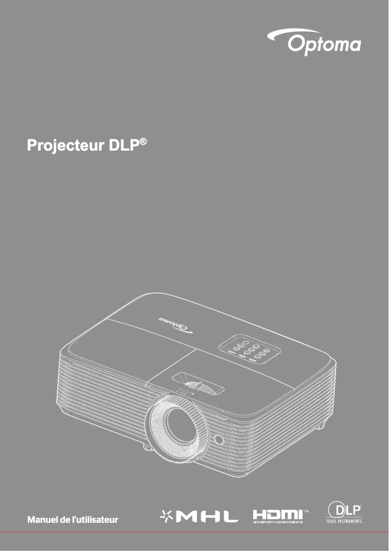 Page n°1 - Manuel utilisateur Optoma WU337