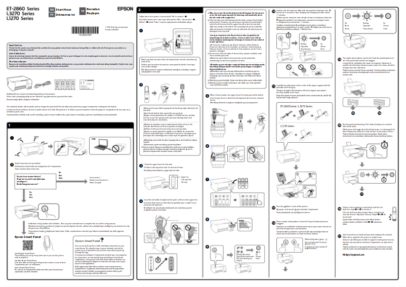 Page n°1 - Guide d'installation Epson EcoTank ET-2865