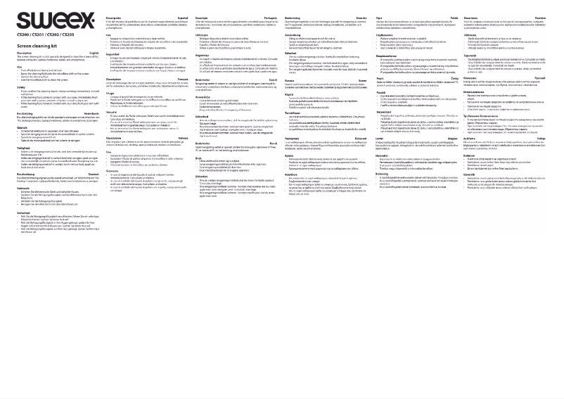 Page 1 de la notice Manuel utilisateur Sweex CS201