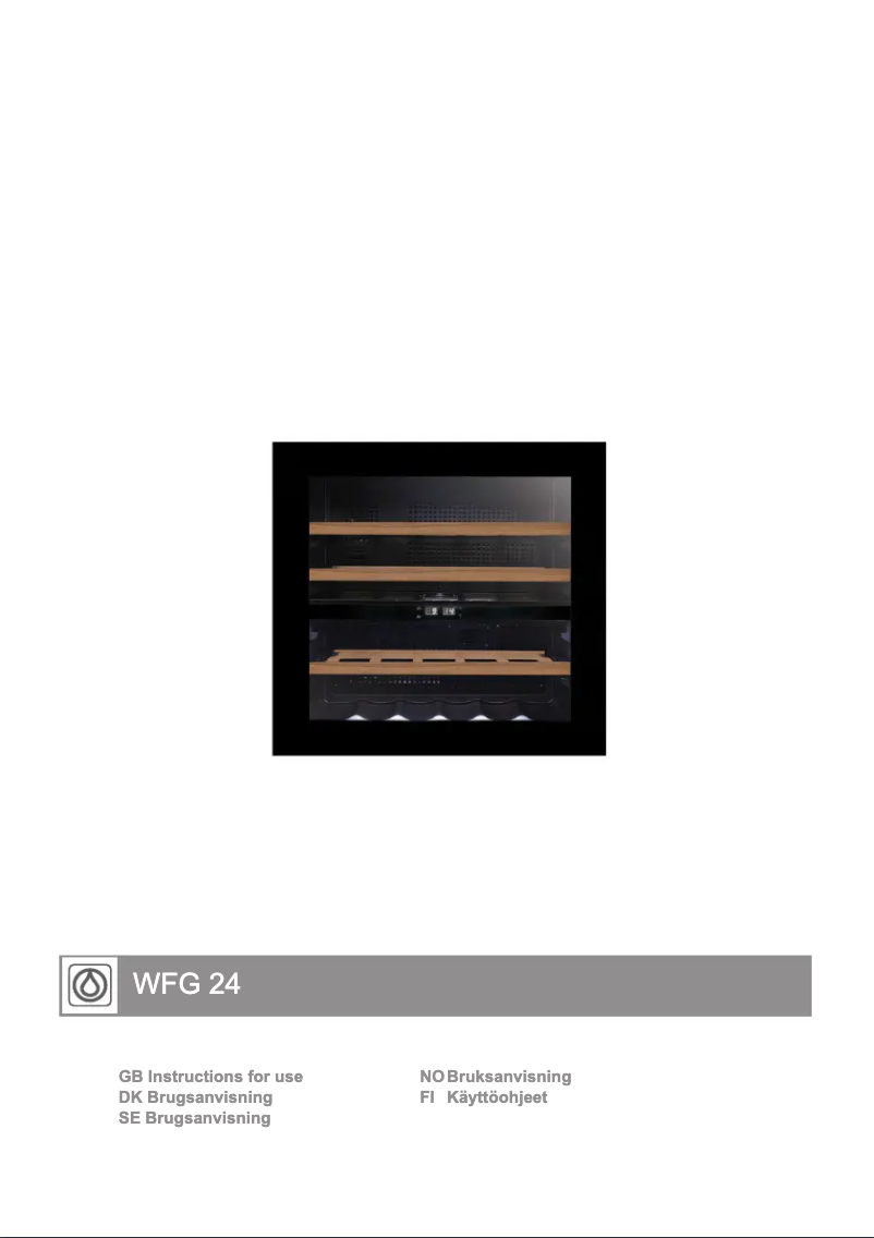 Página 1 del manual Manual de usuario Vestfrost WFG 24