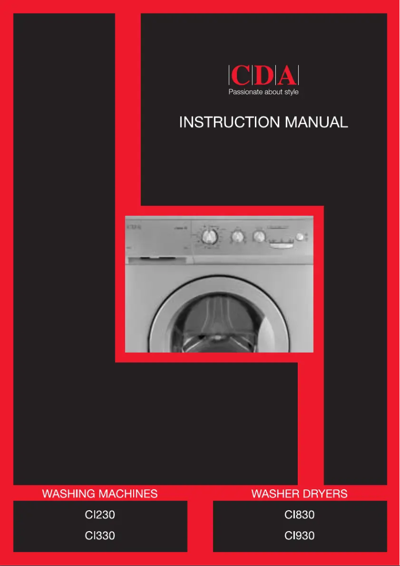 Image de la première page du manuel de l'appareil CI230SI