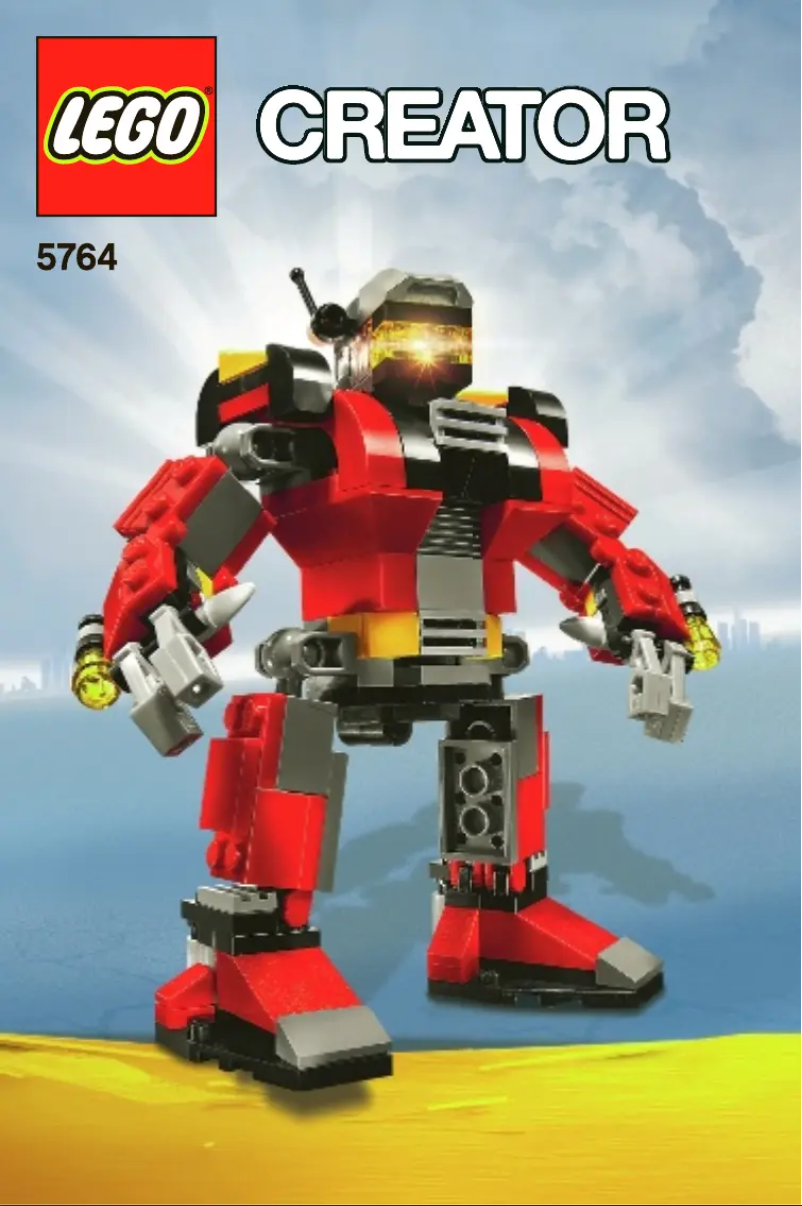 Page n°1 - Manuel utilisateur Lego Rescue Robot