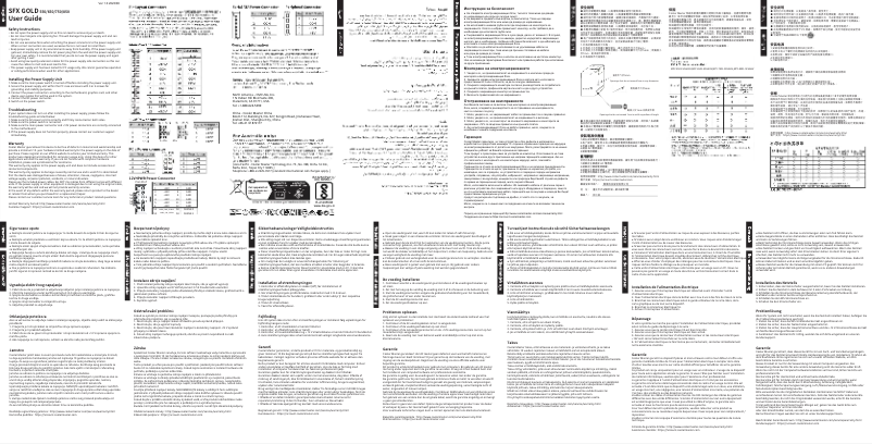 Page 1 de la notice Manuel utilisateur Cooler Master V850 SFX Gold