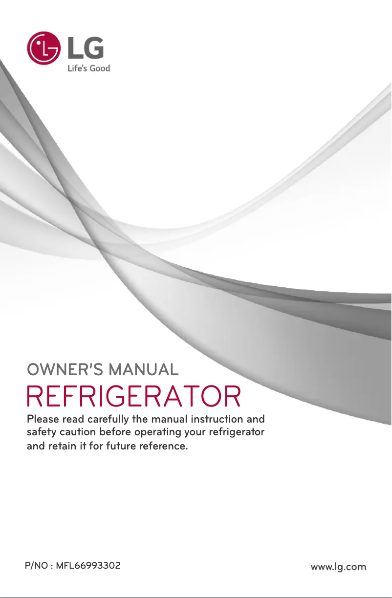 Page 1 de la notice Manuel utilisateur LG GLB-241PL