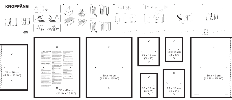 Page 1 de la notice Manuel utilisateur Ikea KNOPPÄNG 605.127.57