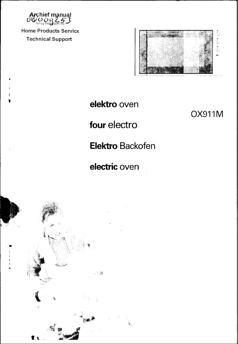 Page 1 de la notice Manuel utilisateur Atag OX911M