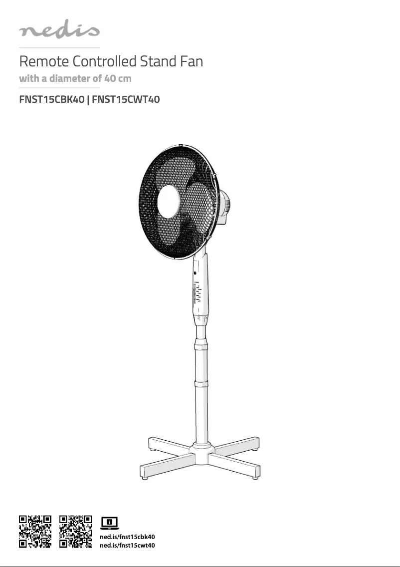 Page 1 de la notice Manuel utilisateur Nedis FNST15CWT40