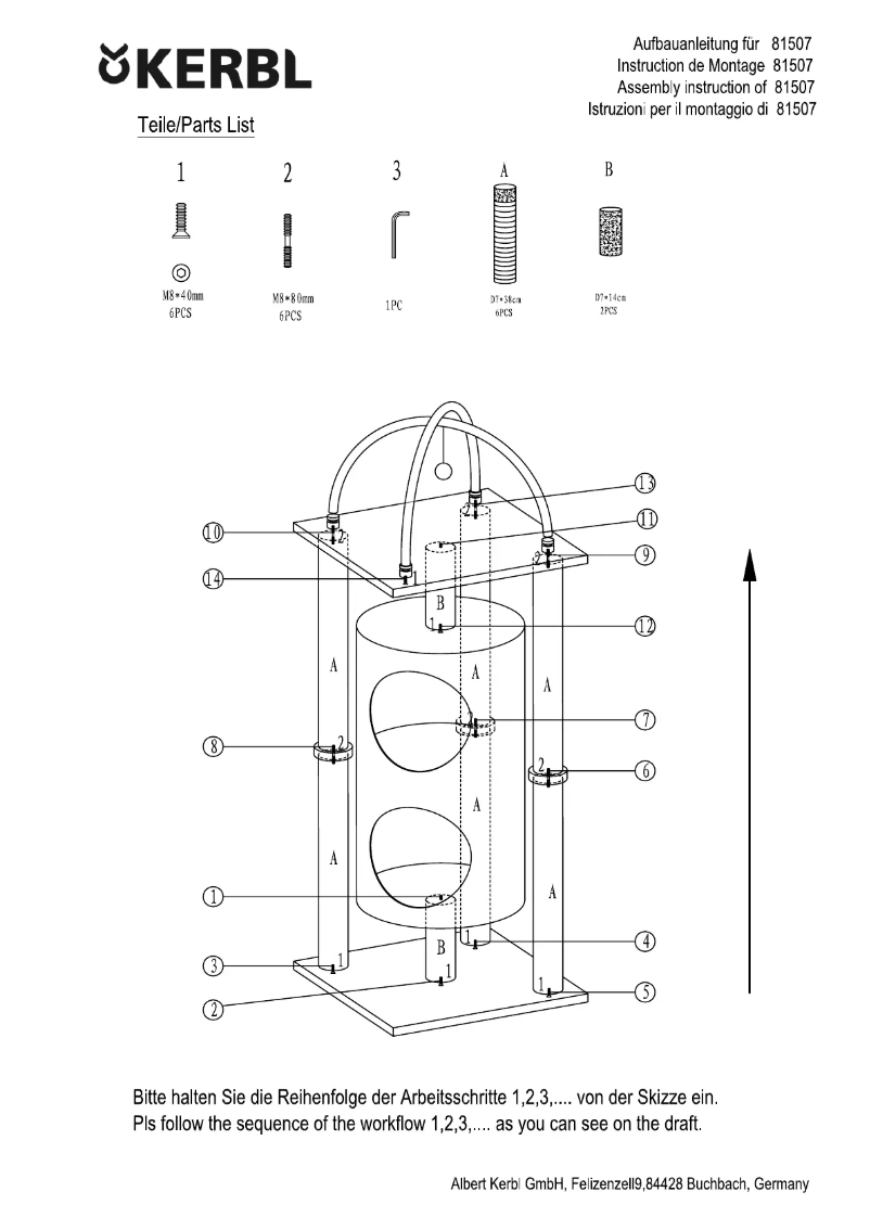 Page n°1 - Manuel utilisateur Kerbl Onyx 81507