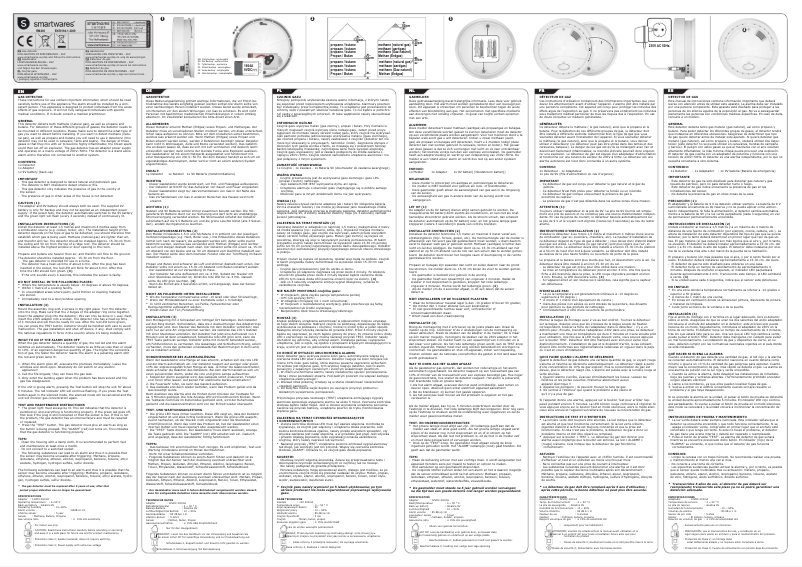 Page 1 de la notice Manuel utilisateur Smartwares RM400