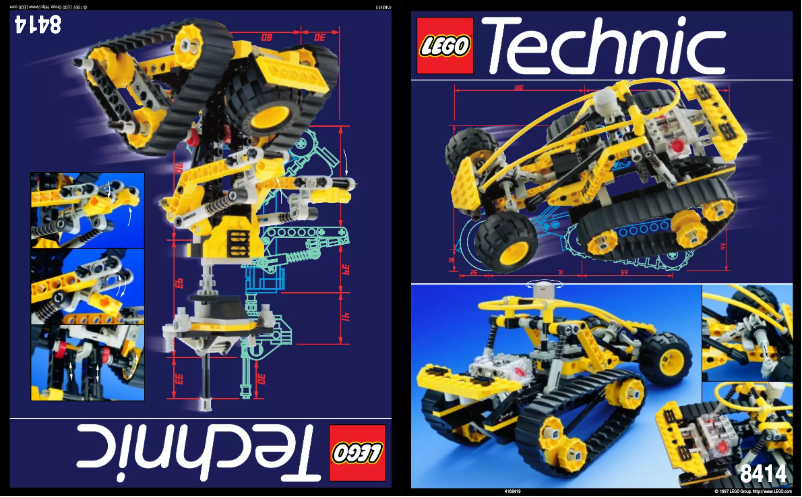 Page 1 de la notice Manuel utilisateur Lego Technic 8414