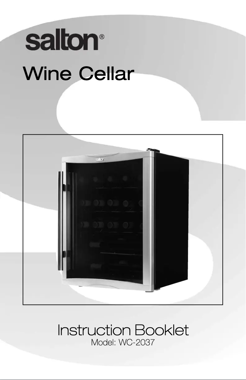 Page 1 de la notice Manuel utilisateur Salton WC-2037