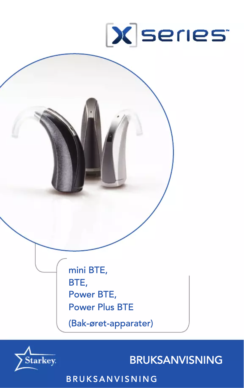 Page 1 de la notice Manuel utilisateur Starkey Power