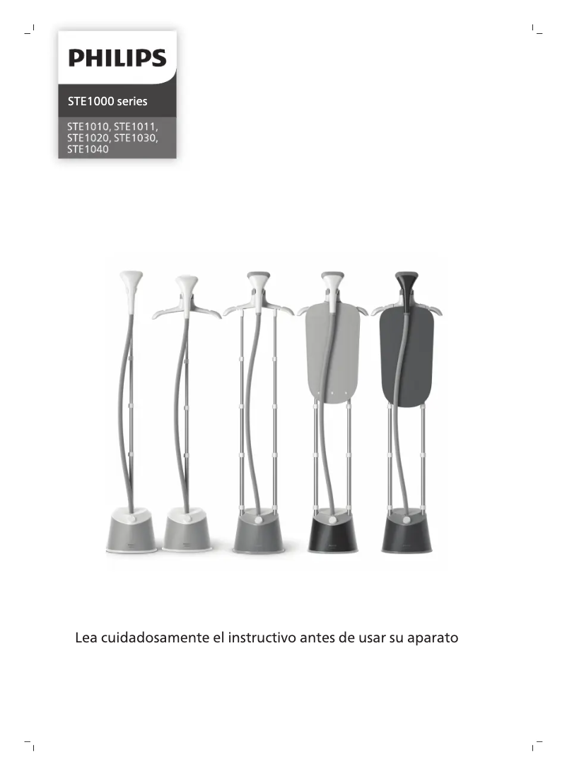 First page image of the manual for STE1020