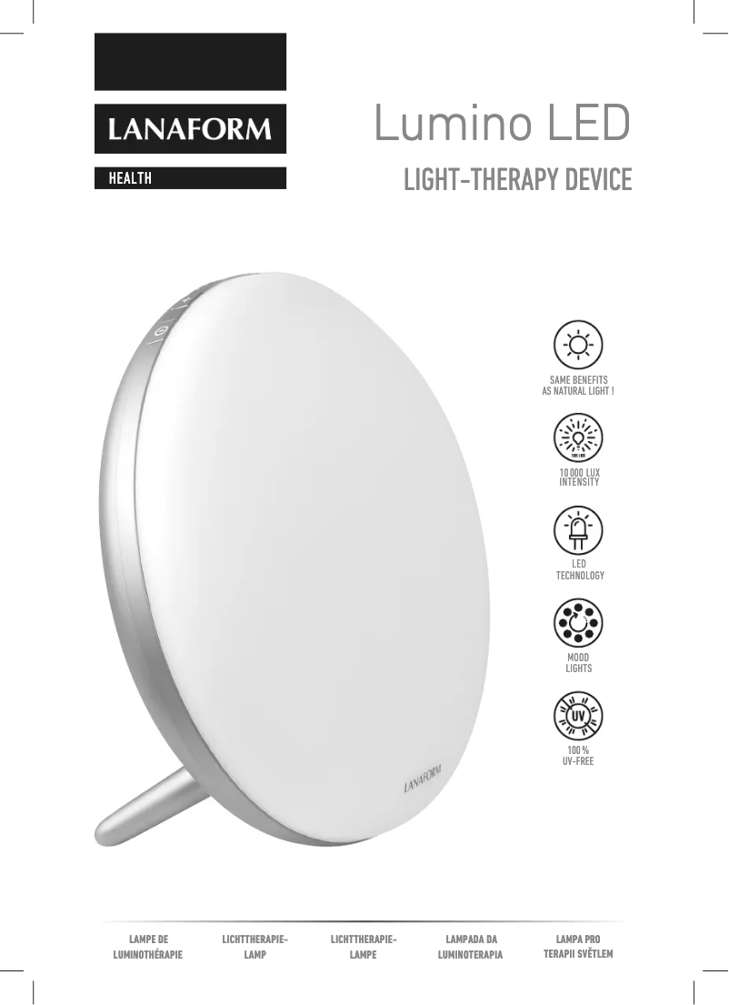 Image de la première page du manuel de l'appareil Lumino LED