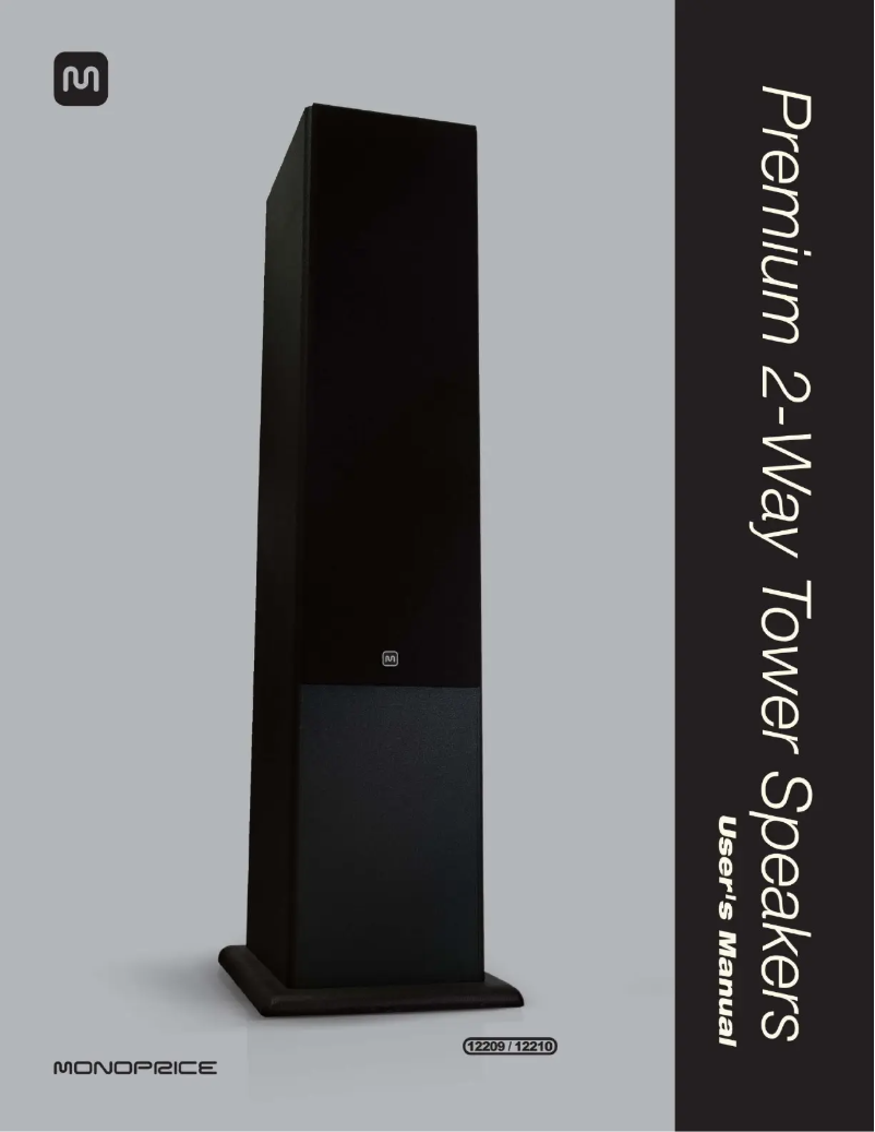 Image de la première page du manuel de l'appareil Premium 12210