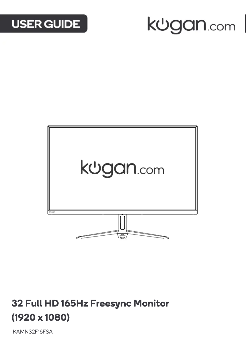 Page n°1 - Manuel utilisateur Kogan KAMN32F16FSA