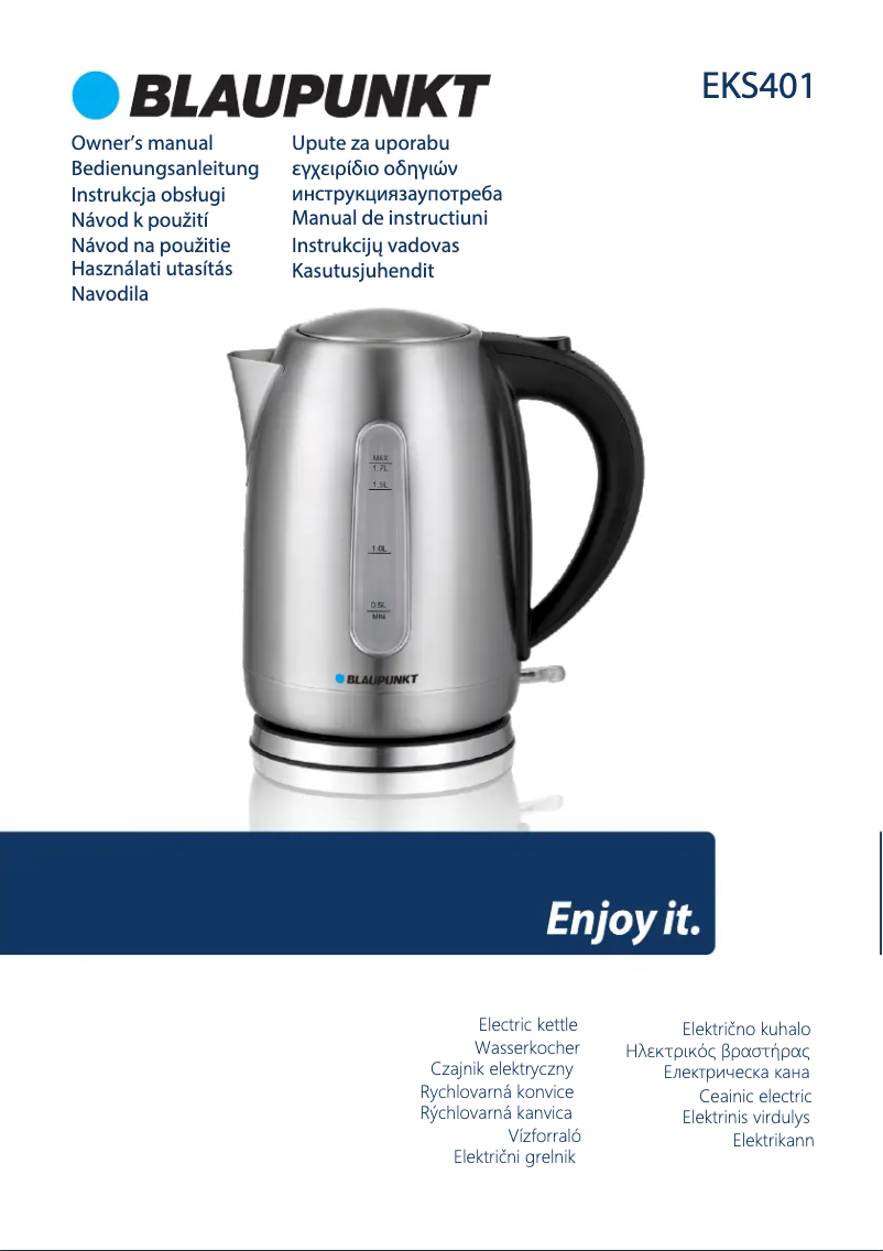 Image de la première page du manuel de l'appareil EKS401