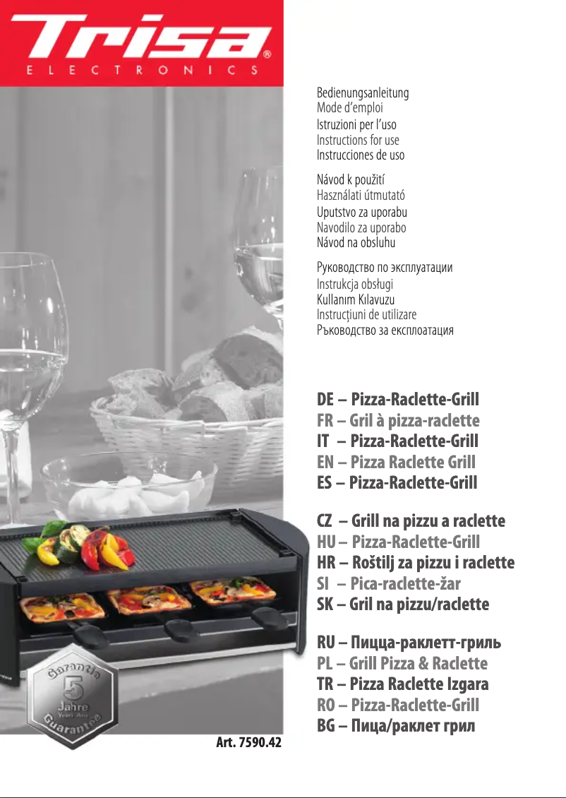 Image de la première page du manuel de l'appareil Perfect 6218.75