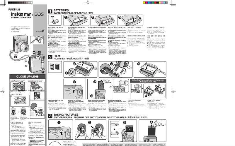 Page n°1 - Manuel utilisateur Fujifilm Instax mini 50S