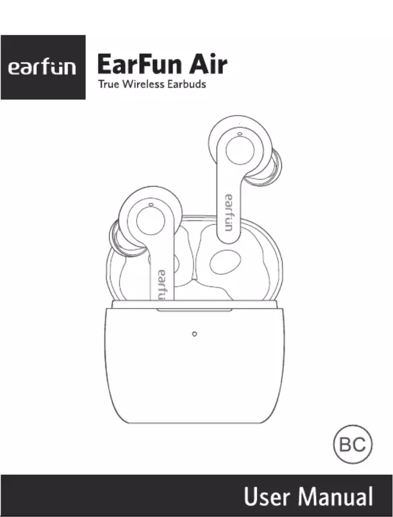 Image de la première page du manuel de l'appareil EarFun Air