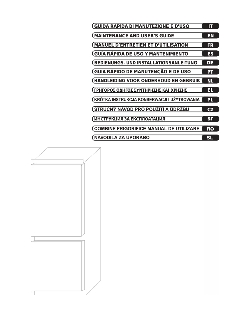 Page 1 de la notice Manuel utilisateur Candy CKBB 100S/1