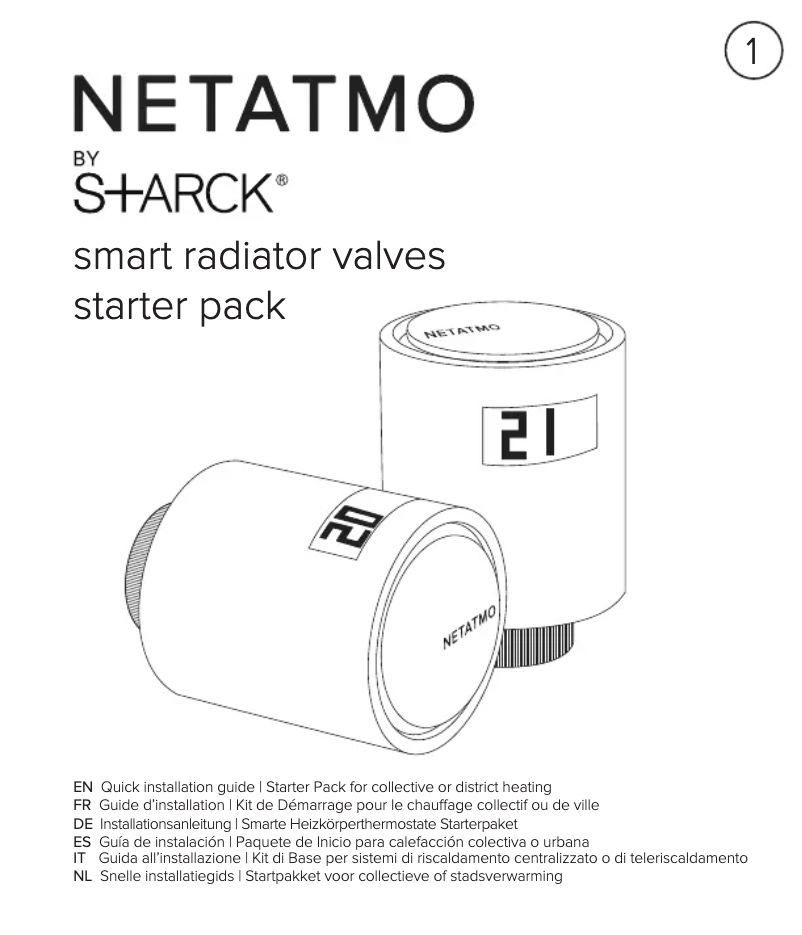 Página 1 del manual Manual de usuario Netatmo Pro
