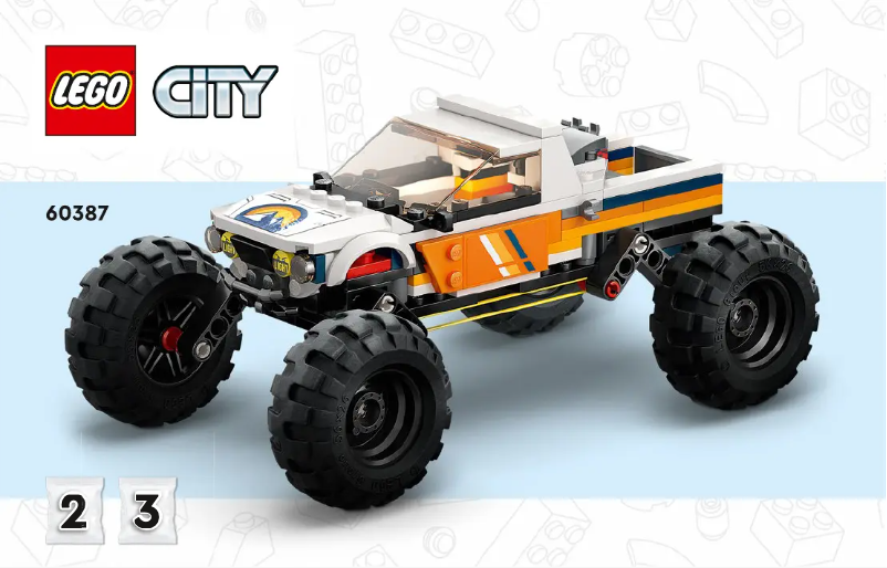 Page n°1 - Manuel utilisateur Lego City 60387