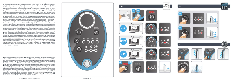 Imagen de la primera página del manual del dispositivo Eole Compact VF6210