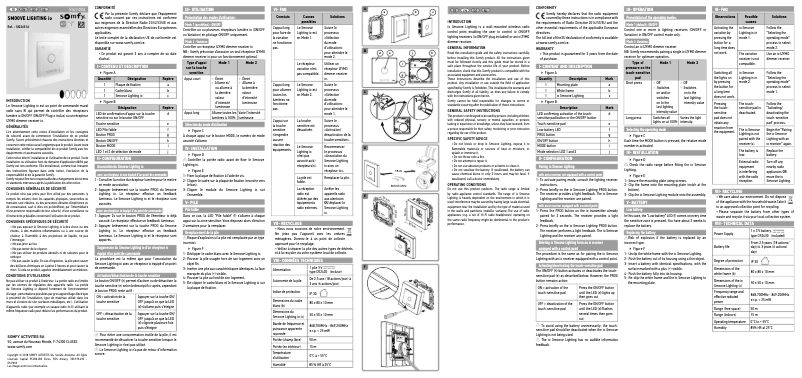 Imagen de la primera página del manual del dispositivo Smoove Lighting io