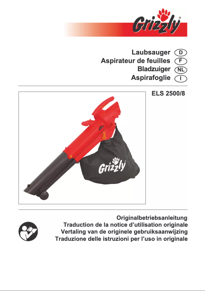 Page 1 de la notice Manuel utilisateur Grizzly ELS 2500/8