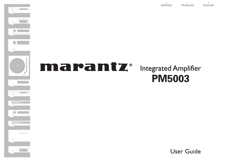 Página 1 del manual Manual de usuario Marantz PM5003