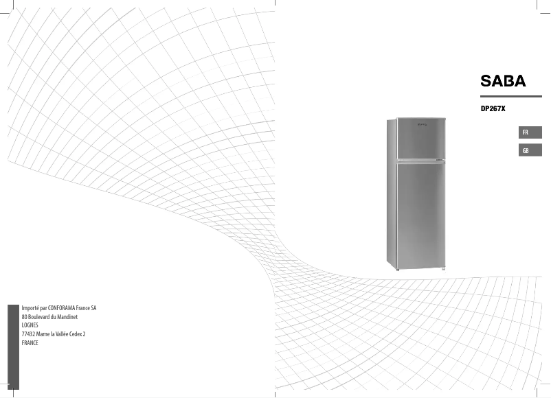 Image de la première page du manuel de l'appareil DP267X