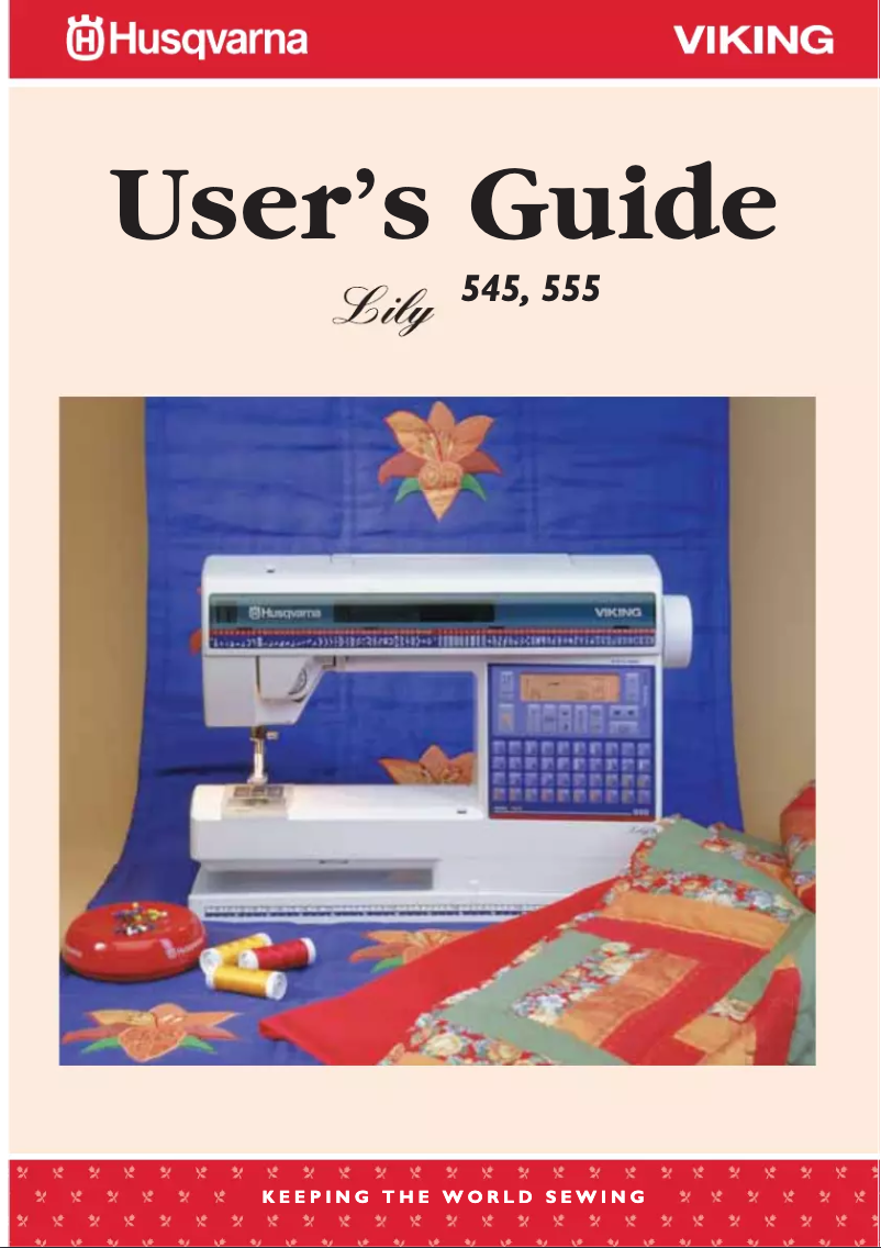 Image de la première page du manuel de l'appareil Lily 555