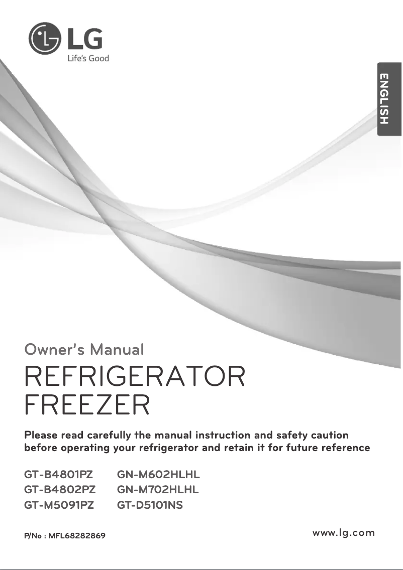 Image de la première page du manuel de l'appareil GT-M5091PZ