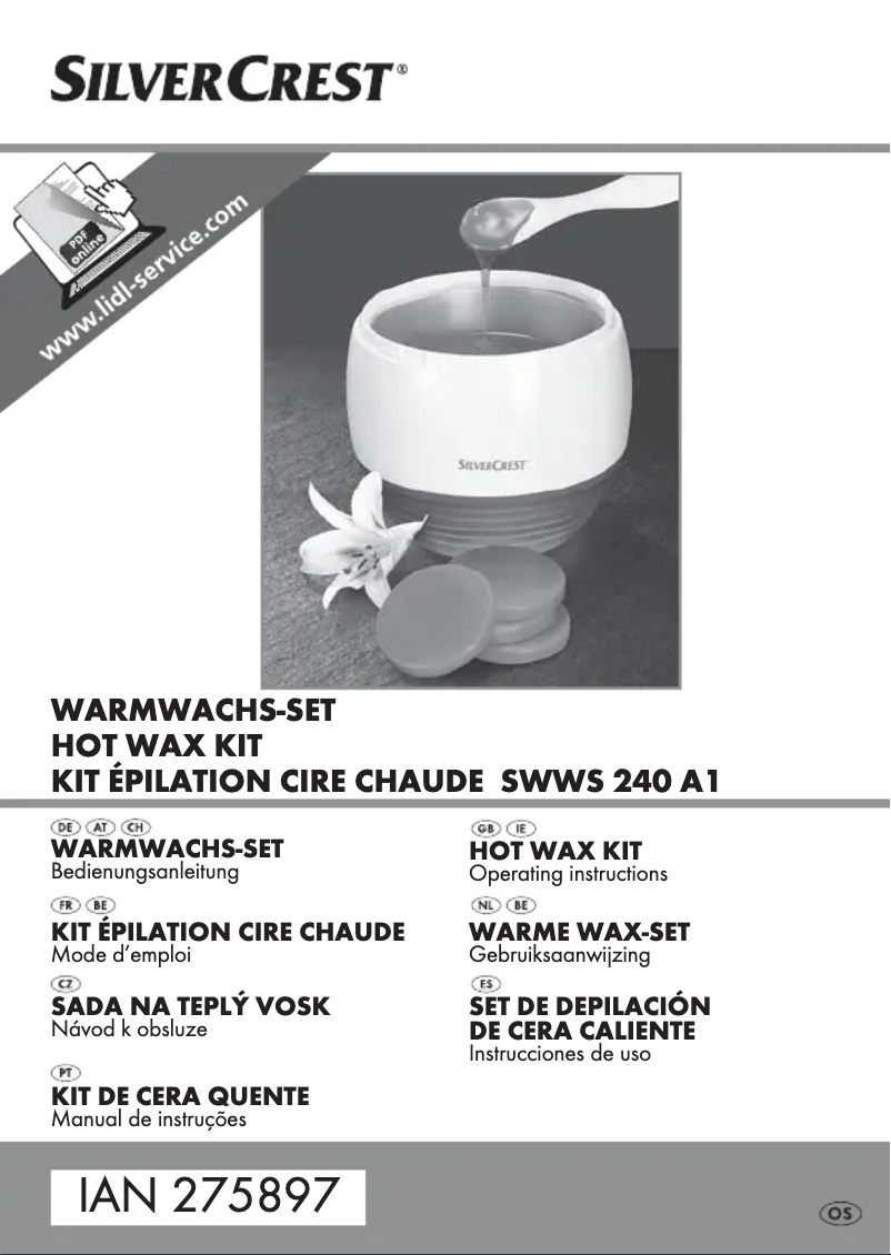 Page 1 de la notice Manuel utilisateur SilverCrest SWWS 240 A1