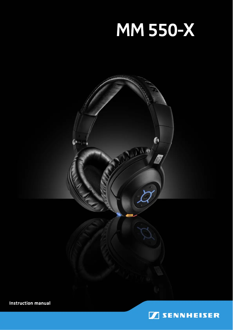 Page 1 de la notice Mode d'emploi Sennheiser MM 550-X Travel