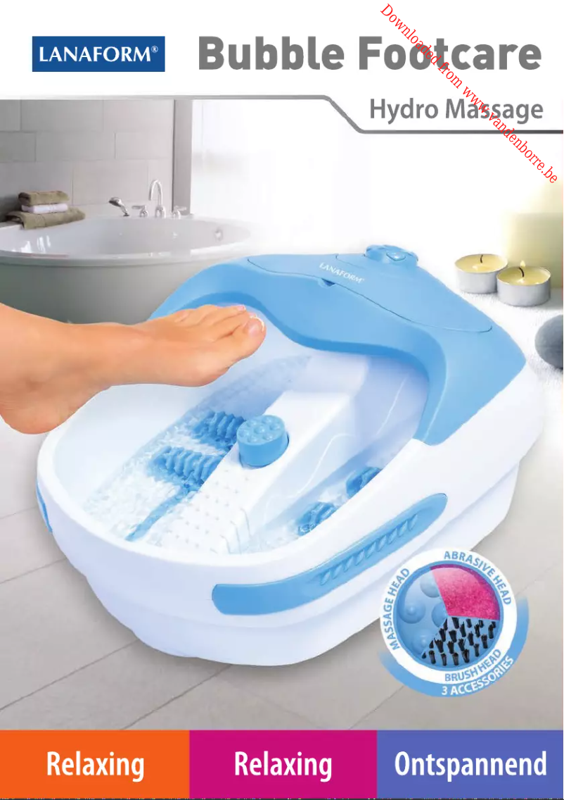 Page n°1 - Manuel utilisateur Lanaform LA110412