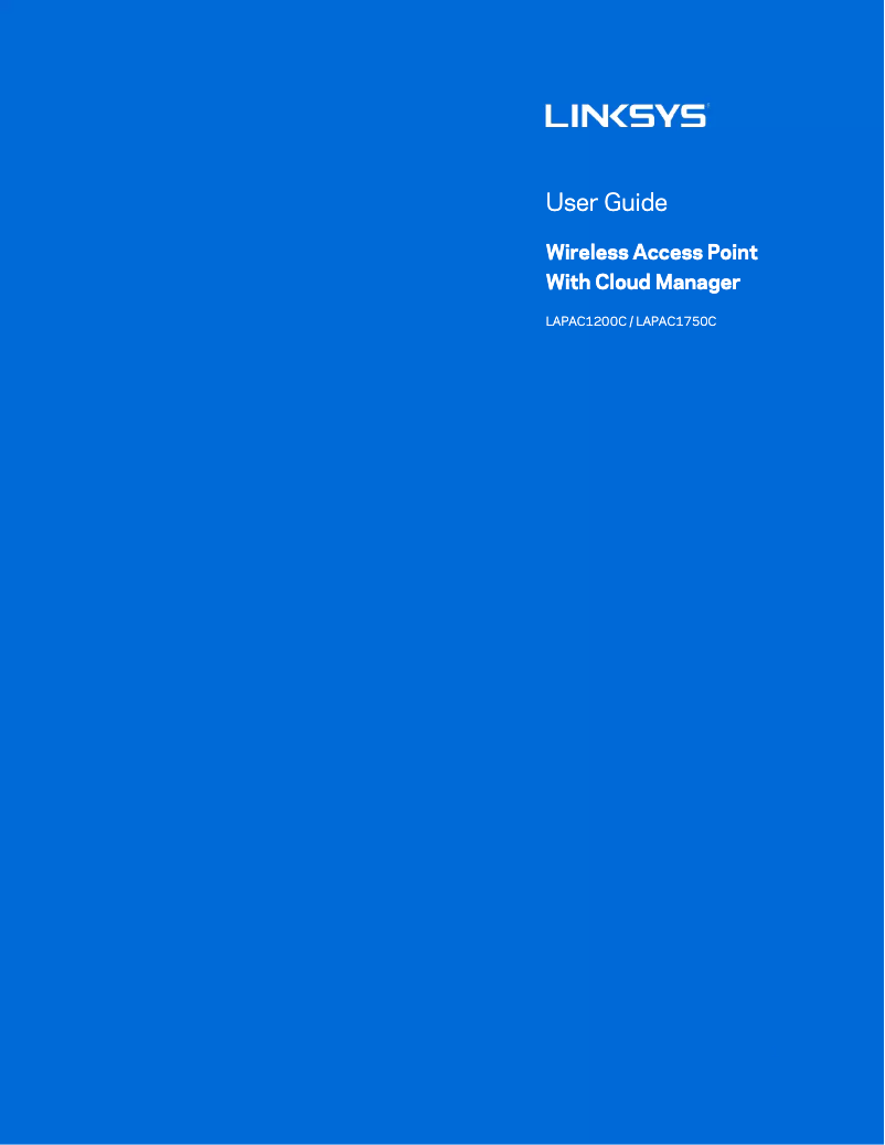 Image de la première page du manuel de l'appareil LAPAC1200C