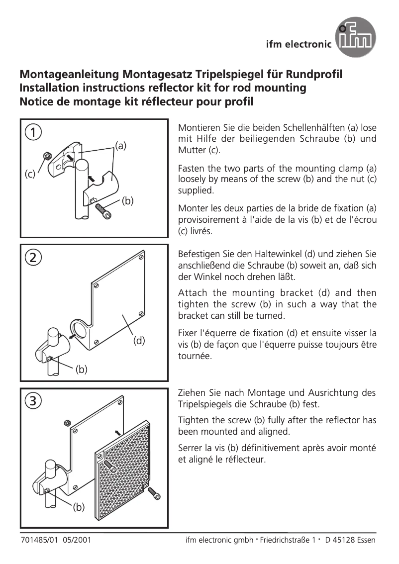 Page n°1 - Manuel utilisateur IFM E20932