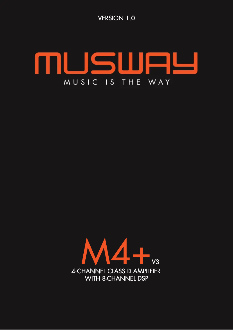 Page n°1 - Manuel utilisateur Musway M4+