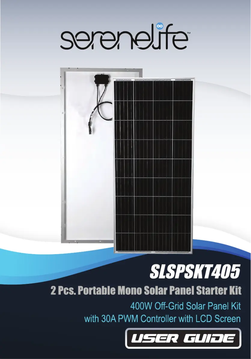 Page n°1 - Manuel utilisateur SereneLife SLSPSKT405
