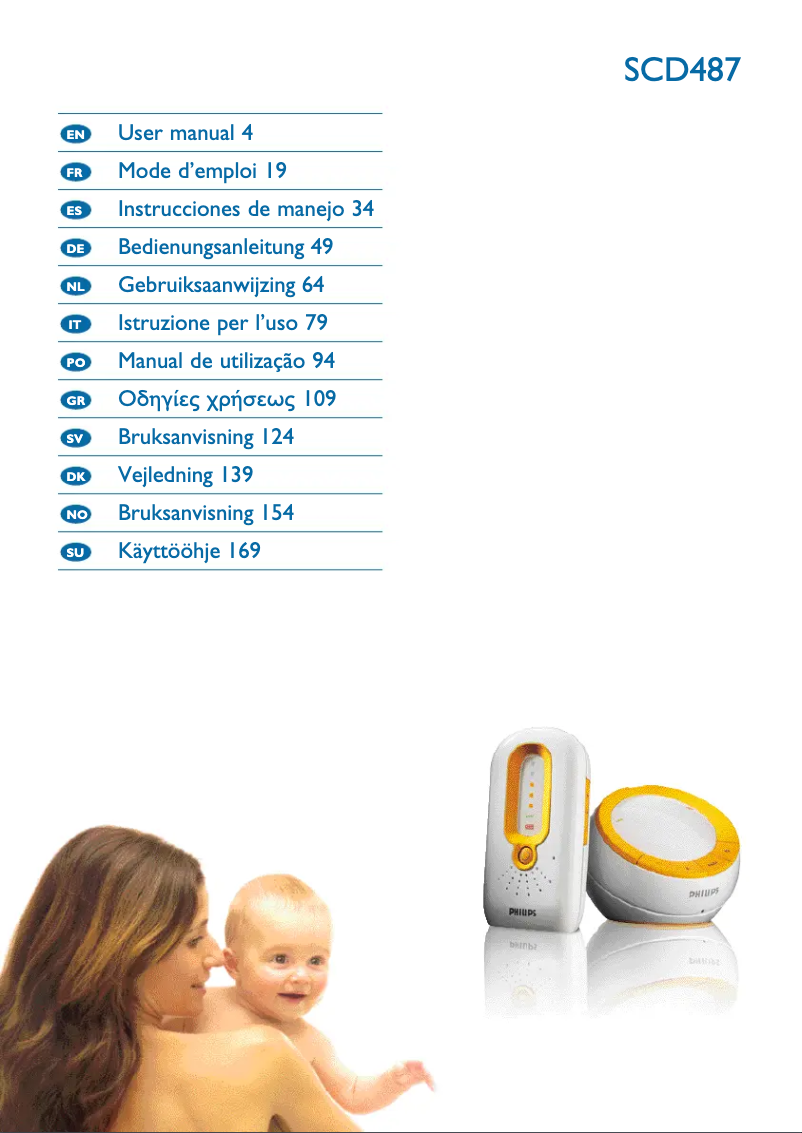 Page n°1 - Manuel utilisateur Philips SCD487
