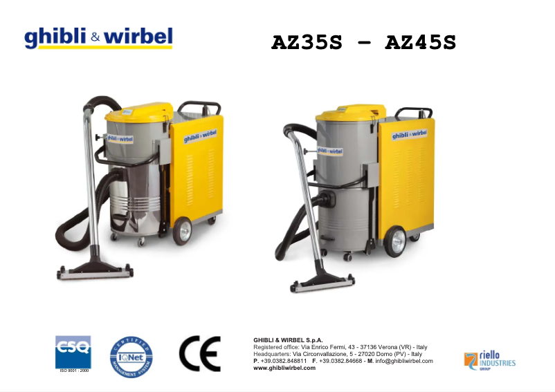 Image de la première page du manuel de l'appareil AZ 45 400 V